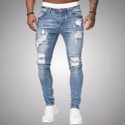 Pietro | Jeans Strappati Skinny Uomo Strappi alle Ginocchia