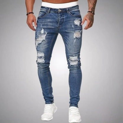 Pietro | Jeans Strappati Skinny Uomo Strappi alle Ginocchia