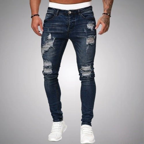 Pietro | Jeans Strappati Skinny Uomo Strappi alle Ginocchia