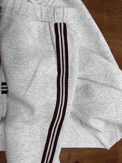Rebecca | Tuta Sportiva Donna Pantaloni a Zampa Zip Mezza Coulisse