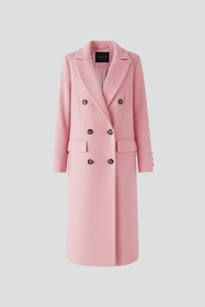 Roberta | Cappotto Lungo di Lana Donna Doppiopetto
