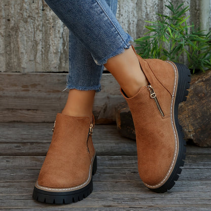 Roberta | Tronchetti Scarpe di Camoscio Donna Stampa Maculata