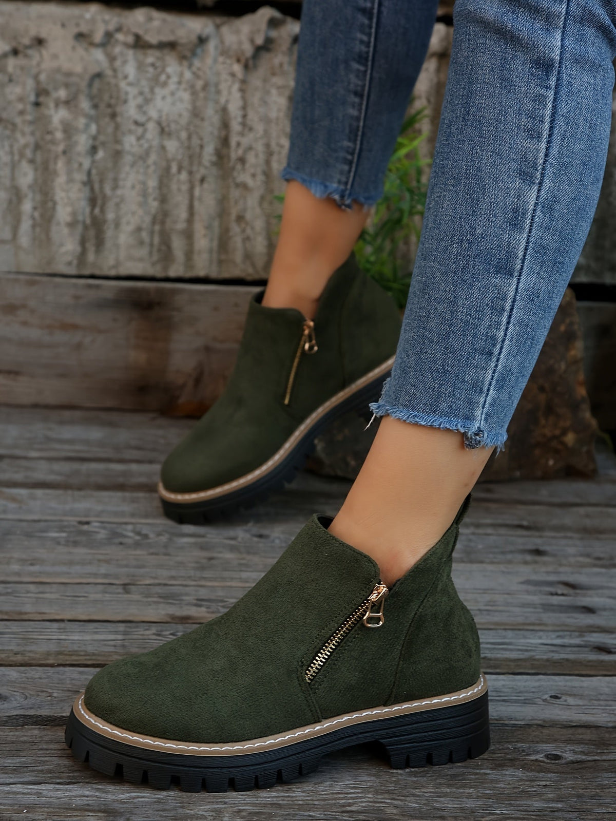 Roberta | Tronchetti Scarpe di Camoscio Donna Stampa Maculata