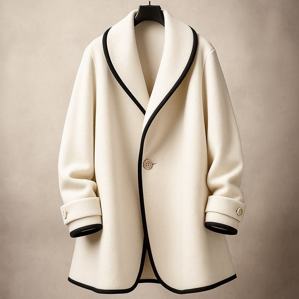 Silvia | Cappotti Donna Lana Oversize con Revers Invernali