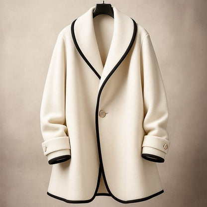 Silvia | Cappotti Donna Lana Oversize con Revers Invernali