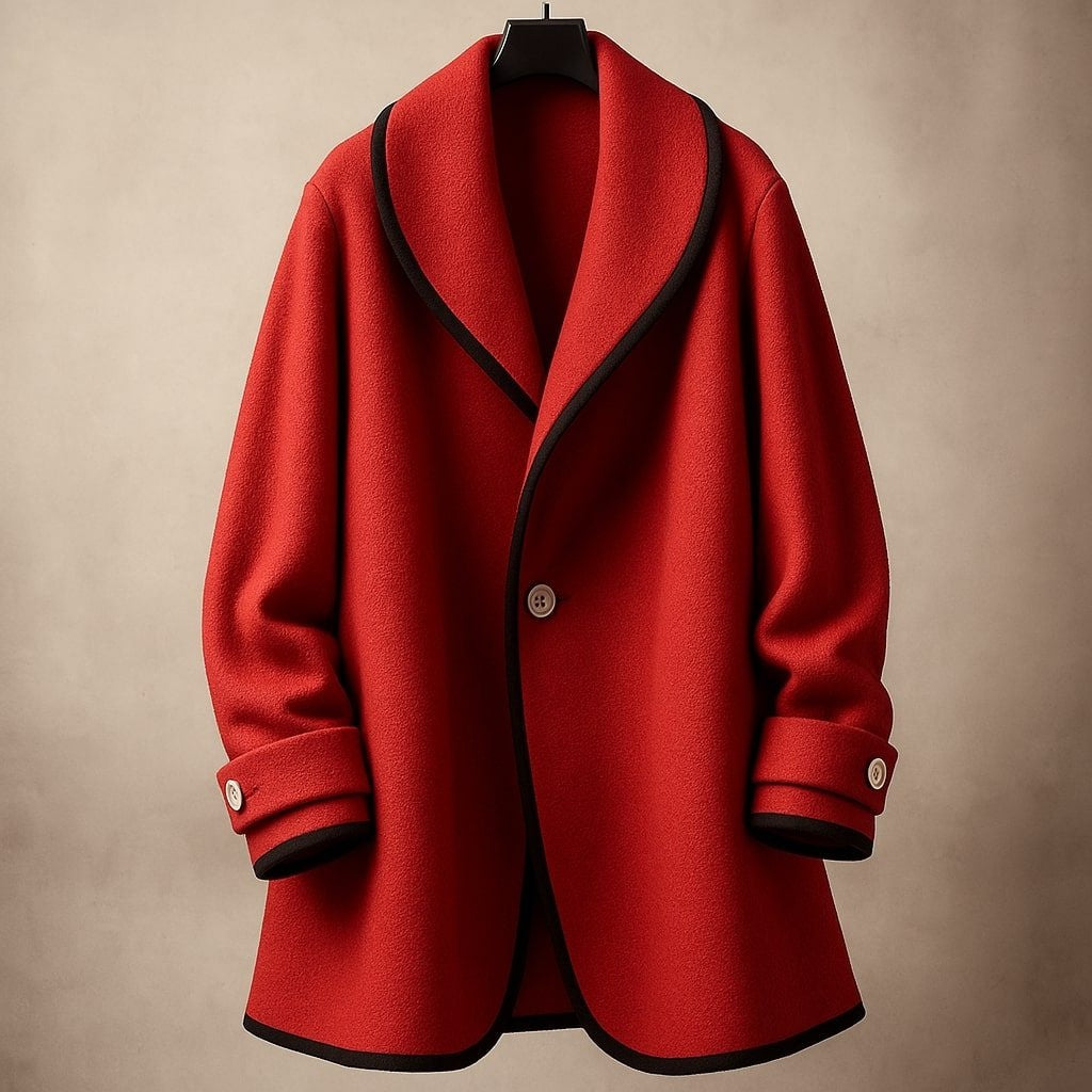 Silvia | Cappotti Donna Lana Oversize con Revers Invernali