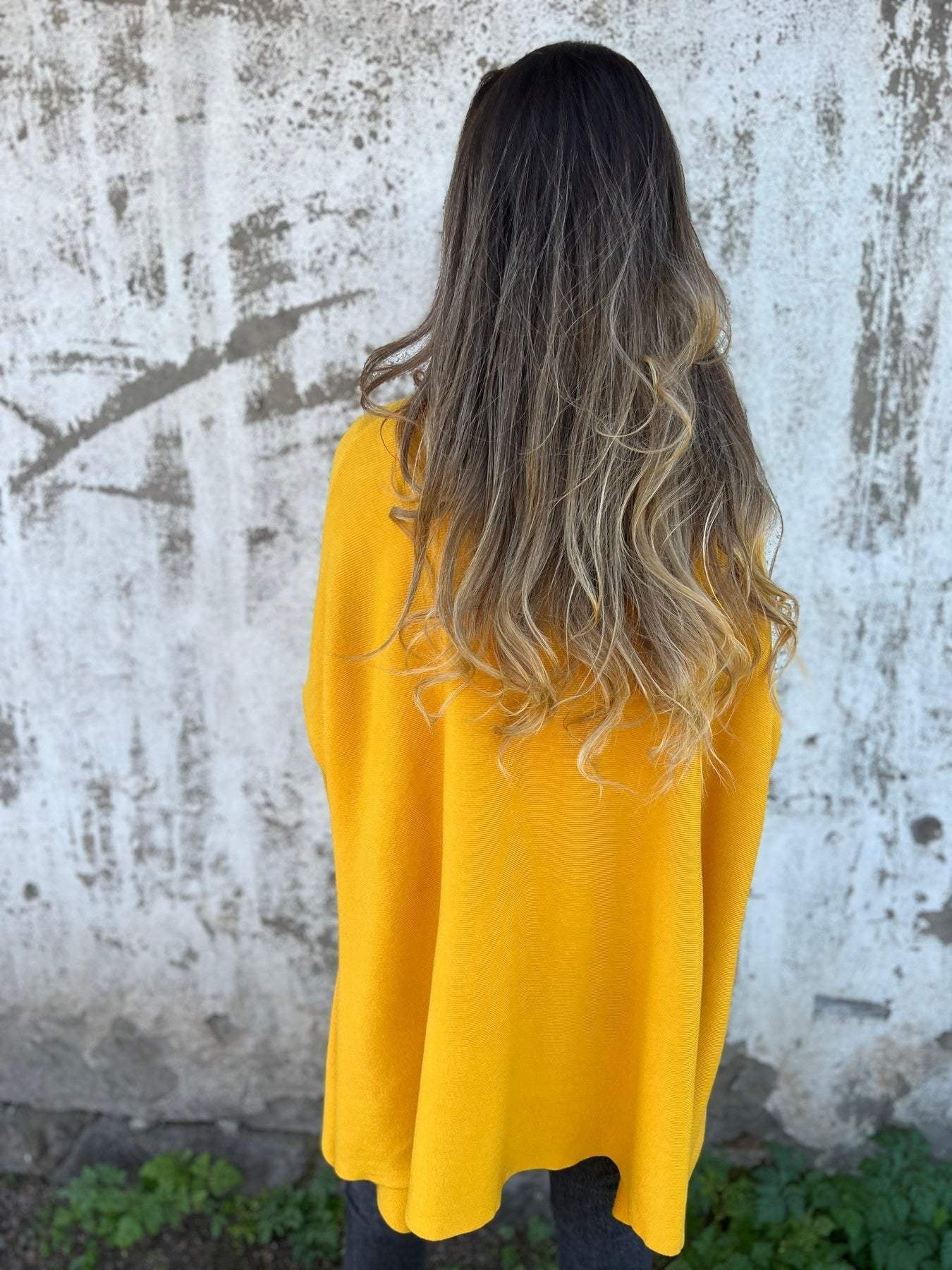 Simona | Pullover Donna Maglia a Maniche Lunghe Scollo a V Oversize