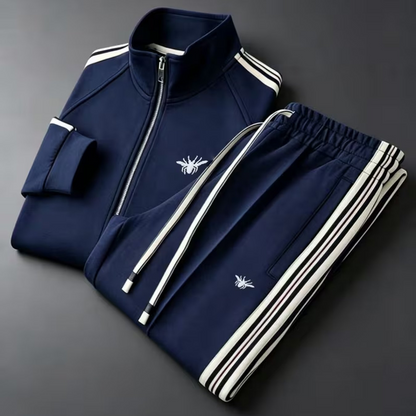 Simone | Tute Felpate Uomo Sportive con Zip e Bande Laterali