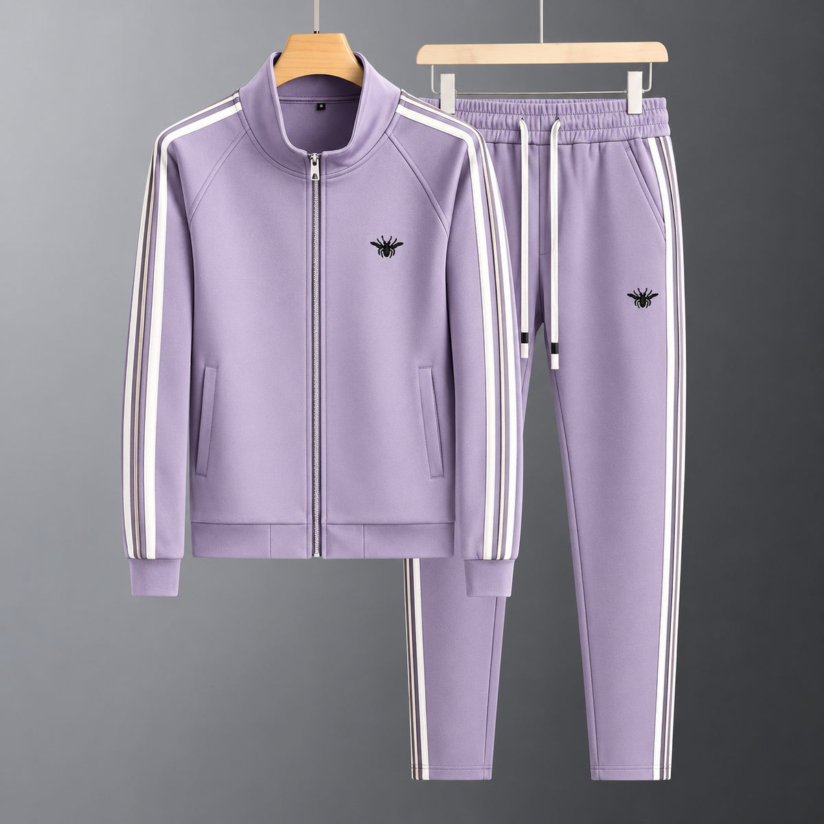 Simone | Tute Felpate Uomo Sportive con Zip e Bande Laterali
