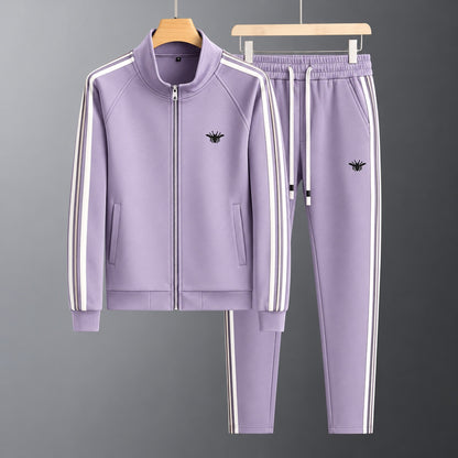 Simone | Tute Felpate Uomo Sportive con Zip e Bande Laterali