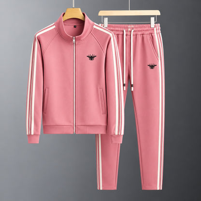 Simone | Tute Felpate Uomo Sportive con Zip e Bande Laterali
