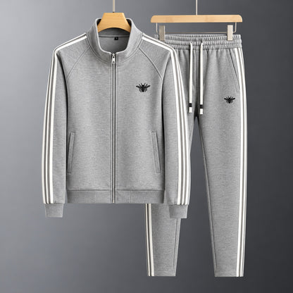 Simone | Tute Felpate Uomo Sportive con Zip e Bande Laterali