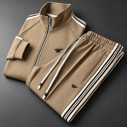 Simone | Tute Felpate Uomo Sportive con Zip e Bande Laterali