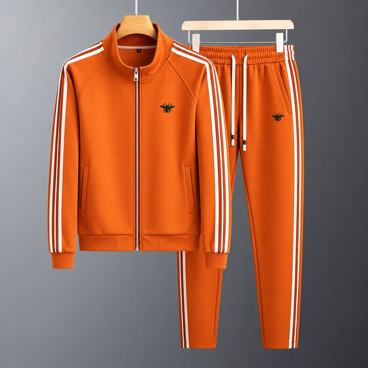 Simone | Tute Felpate Uomo Sportive con Zip e Bande Laterali