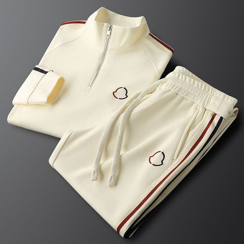 Stefano | Tuta Sportiva Abbigliamento Sportivo Uomo con Zip e Bande Laterali