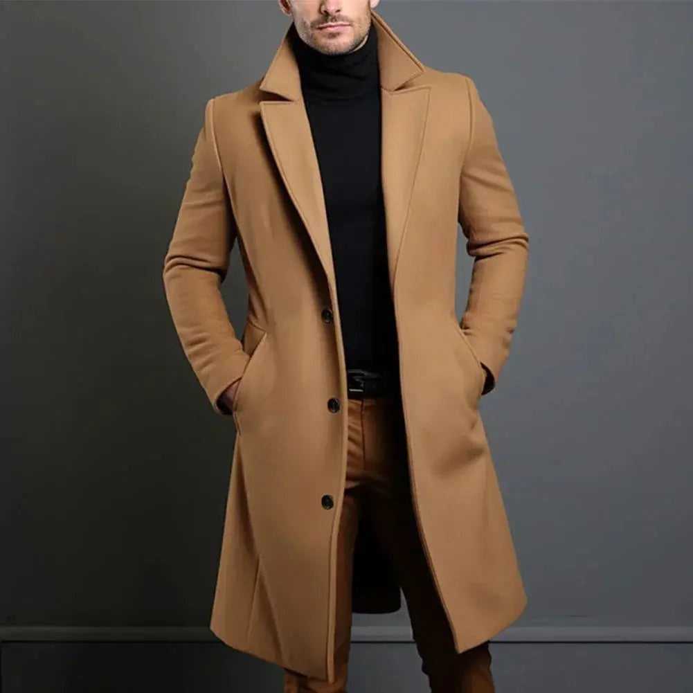 Tommaso | Cappotti Uomo Invernali Lana Lunghi Slim Fit