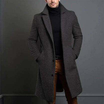 Tommaso | Cappotti Uomo Invernali Lana Lunghi Slim Fit