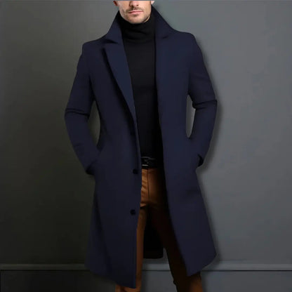 Tommaso | Cappotti Uomo Invernali Lana Lunghi Slim Fit