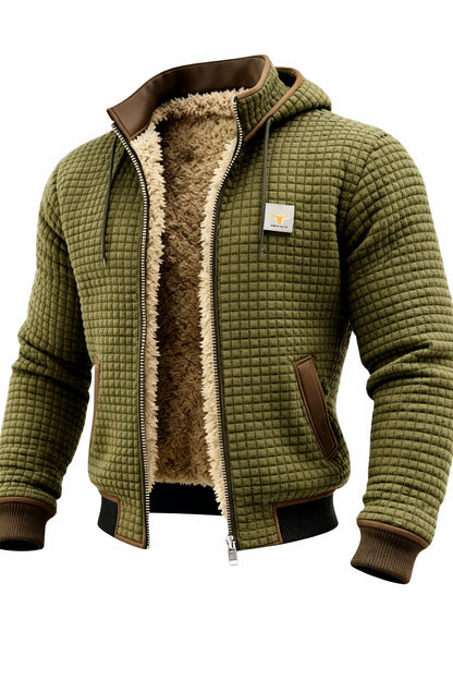 Tommaso | Giubbotto Uomo Invernale Foderato Sherpa con Cappuccio