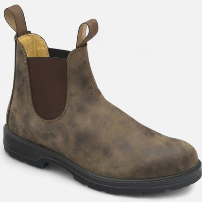 Tommaso | Stivaletti Chelsea di Pelle Uomo Slip-On Suola Robusta