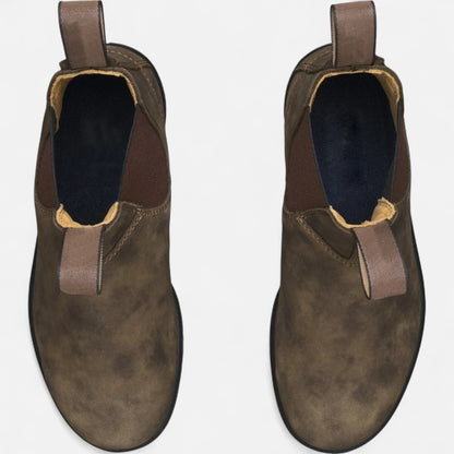 Tommaso | Stivaletti Chelsea di Pelle Uomo Slip-On Suola Robusta