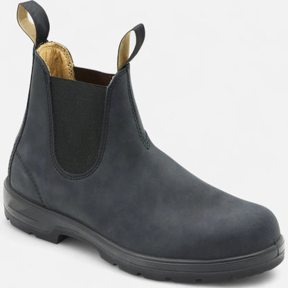 Tommaso | Stivaletti Chelsea di Pelle Uomo Slip-On Suola Robusta