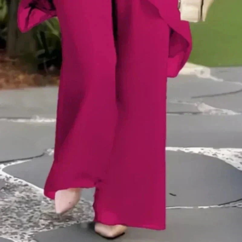 Vittoria | Completo Laurea Donna Tailleur da Cerimonia Particolari Pantalone Largo